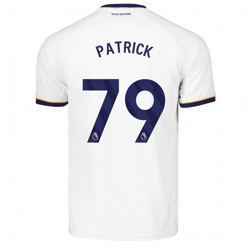 גברים Seve Patrick #79 כחול חצות לבן צהוב הרחק ג'רזי 2026/27 חולצה קצרה