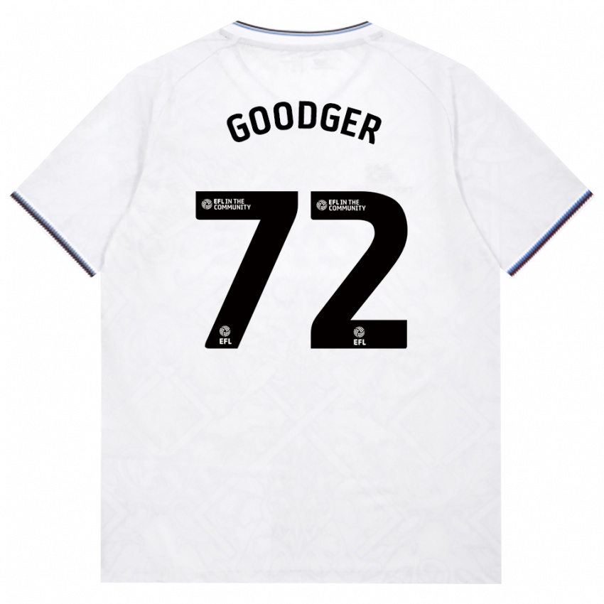 גברים Tommy Goodger #72 בורדו לבן הרחק ג'רזי 2026/27 חולצה קצרה