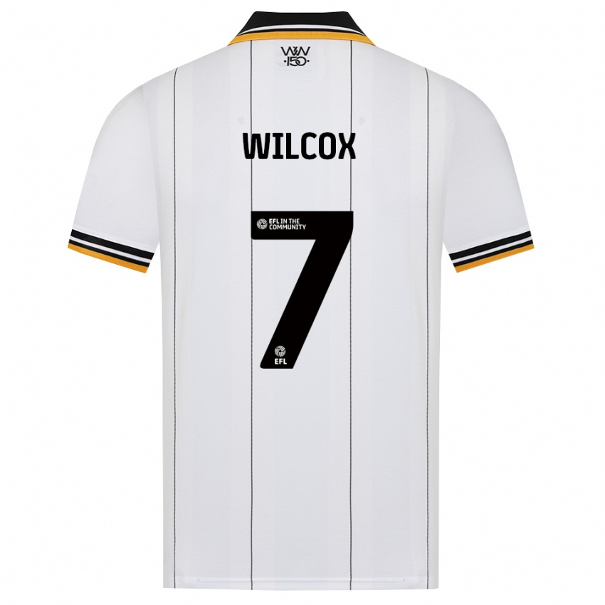 גברים Jake Wilcox #7 כתום לבן שחור הרחק ג'רזי 2026/27 חולצה קצרה