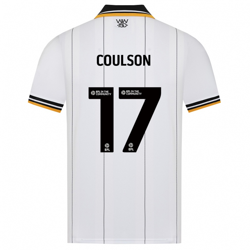 גברים Tyler Coulson #17 כתום לבן שחור הרחק ג'רזי 2026/27 חולצה קצרה