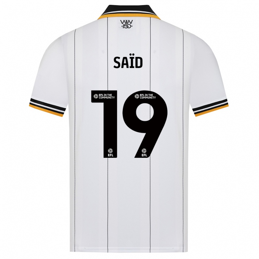 גברים Rafiki Saïd #19 כתום לבן שחור הרחק ג'רזי 2026/27 חולצה קצרה