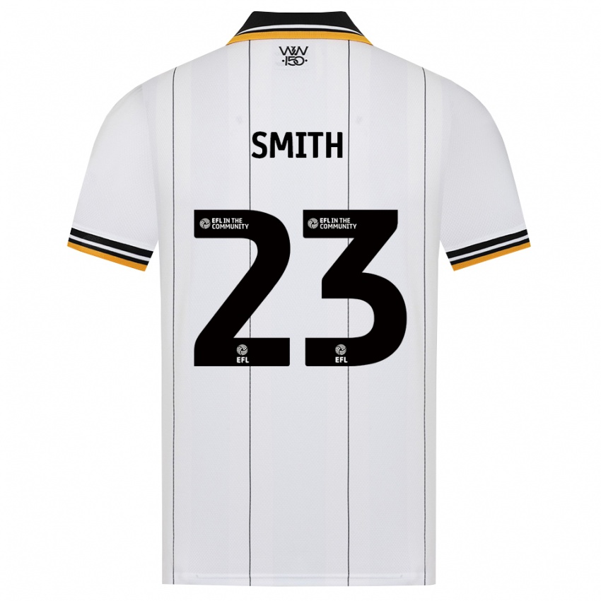 גברים Josie Smith #23 כתום לבן שחור הרחק ג'רזי 2026/27 חולצה קצרה