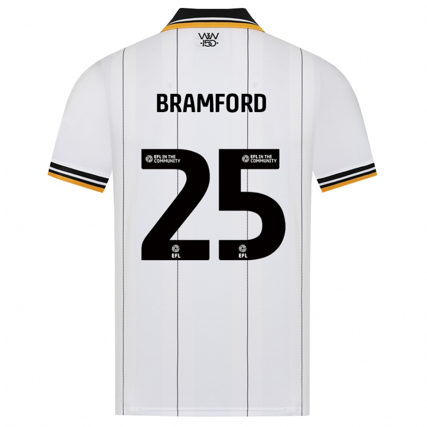 גברים Sophie Bramford #25 כתום לבן שחור הרחק ג'רזי 2026/27 חולצה קצרה