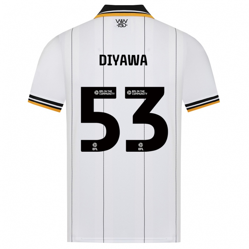 גברים Aaron Keto-Diyawa #53 כתום לבן שחור הרחק ג'רזי 2026/27 חולצה קצרה