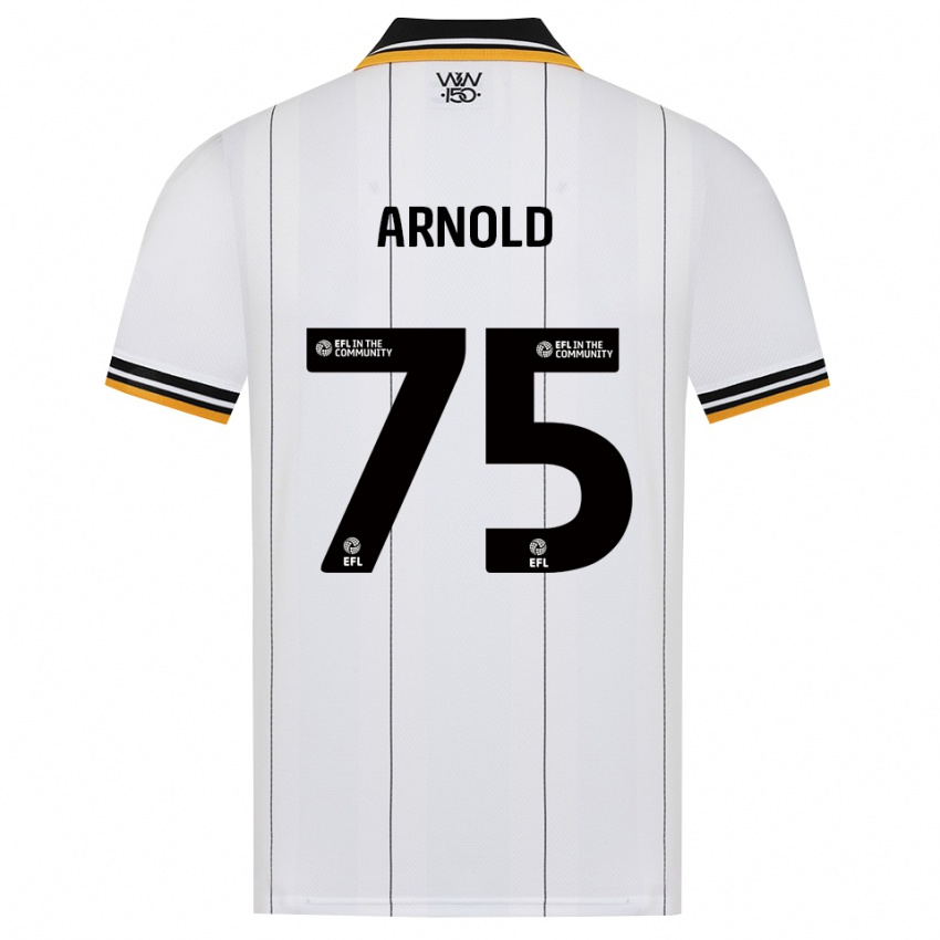 גברים Alfie Arnold #75 כתום לבן שחור הרחק ג'רזי 2026/27 חולצה קצרה