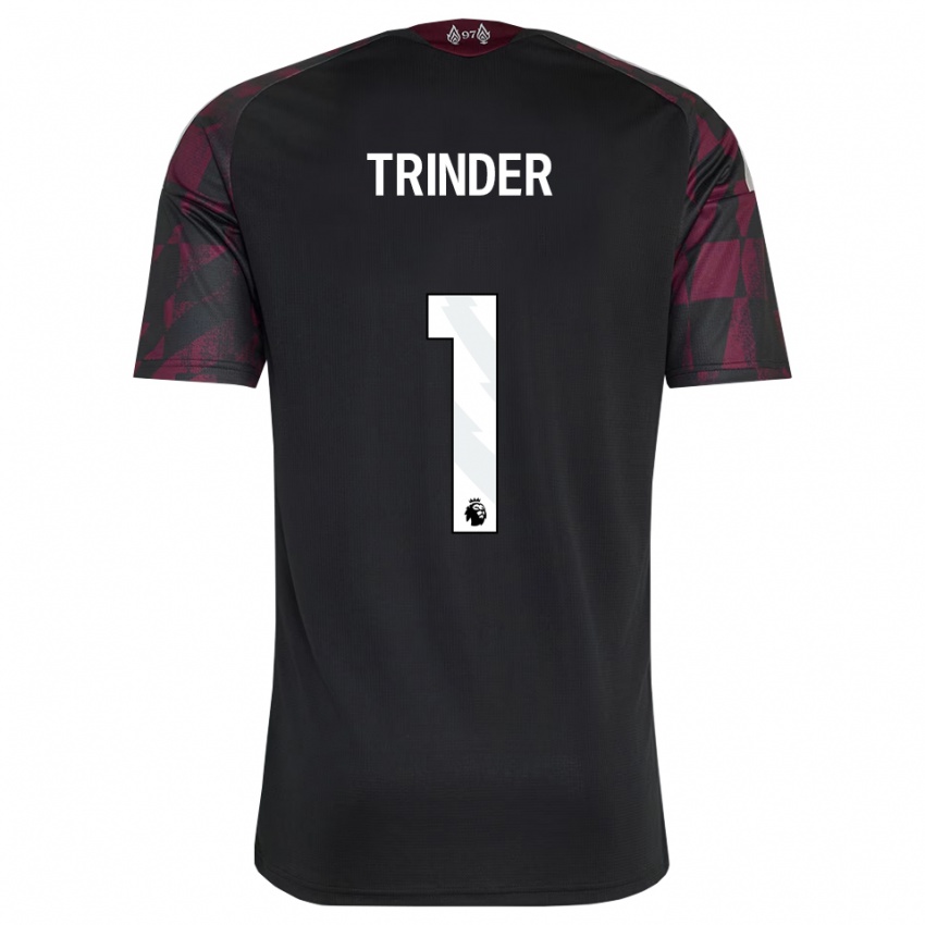 גברים Zach Trinder #1 שחור לבן סגול ג'רזי קיט שלישי 2026/27 חולצה קצרה