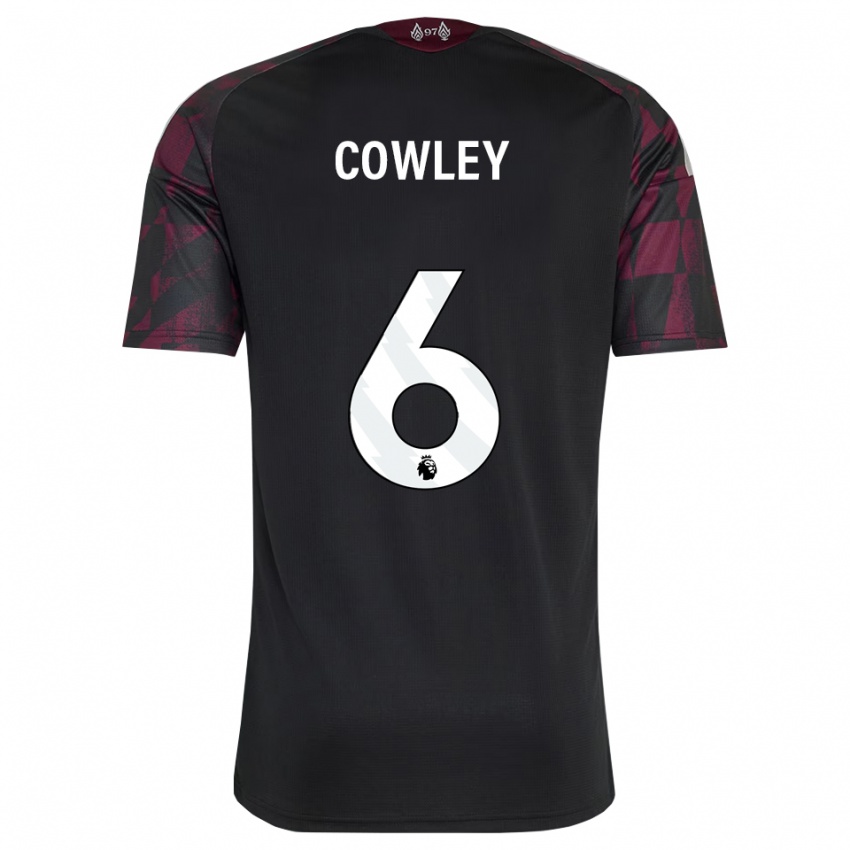 גברים Ryan Cowley #6 שחור לבן סגול ג'רזי קיט שלישי 2026/27 חולצה קצרה