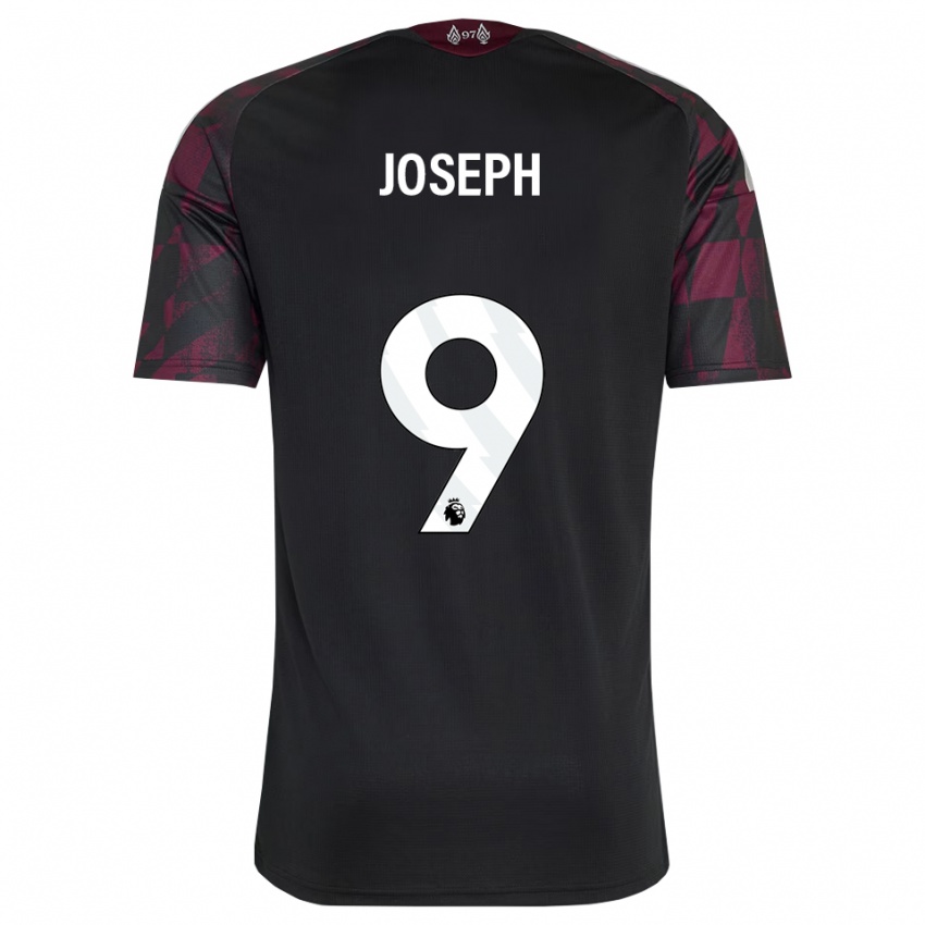 גברים Vincent Joseph #9 שחור לבן סגול ג'רזי קיט שלישי 2026/27 חולצה קצרה