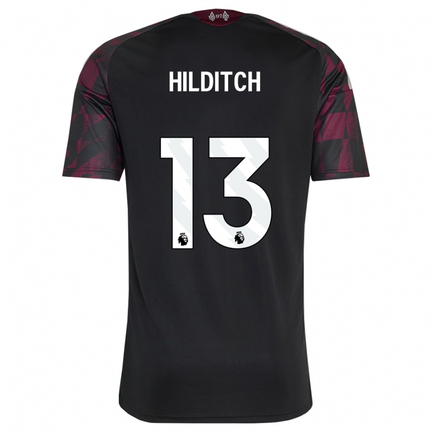 גברים James Hilditch #13 שחור לבן סגול ג'רזי קיט שלישי 2026/27 חולצה קצרה