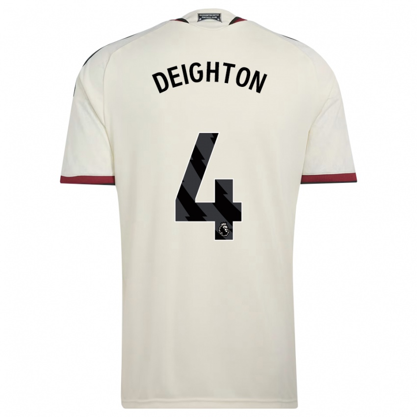 גברים Joe Deighton #4 בז' שחור אדום ג'רזי קיט שלישי 2026/27 חולצה קצרה