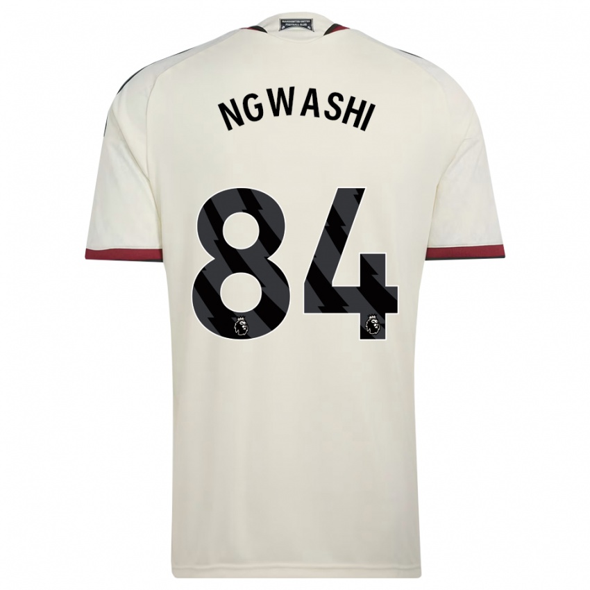 גברים Jayden Ngwashi #84 בז' שחור אדום ג'רזי קיט שלישי 2026/27 חולצה קצרה