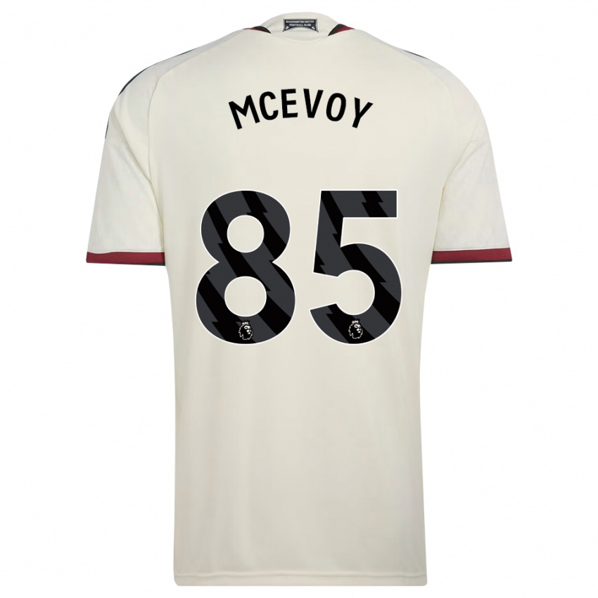 גברים Jay Mcevoy #85 בז' שחור אדום ג'רזי קיט שלישי 2026/27 חולצה קצרה