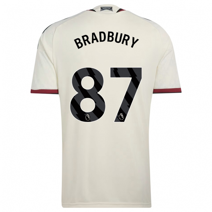 גברים Louie Bradbury #87 בז' שחור אדום ג'רזי קיט שלישי 2026/27 חולצה קצרה