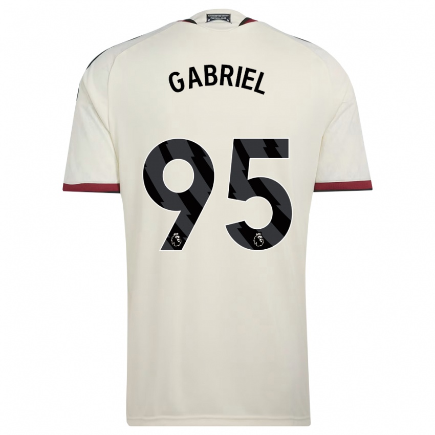 גברים Jj Gabriel #95 בז' שחור אדום ג'רזי קיט שלישי 2026/27 חולצה קצרה
