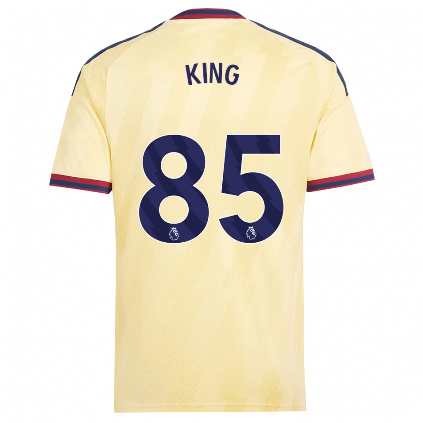 גברים Josiah King #85 צהוב בהיר כחול חצות ג'רזי קיט שלישי 2026/27 חולצה קצרה