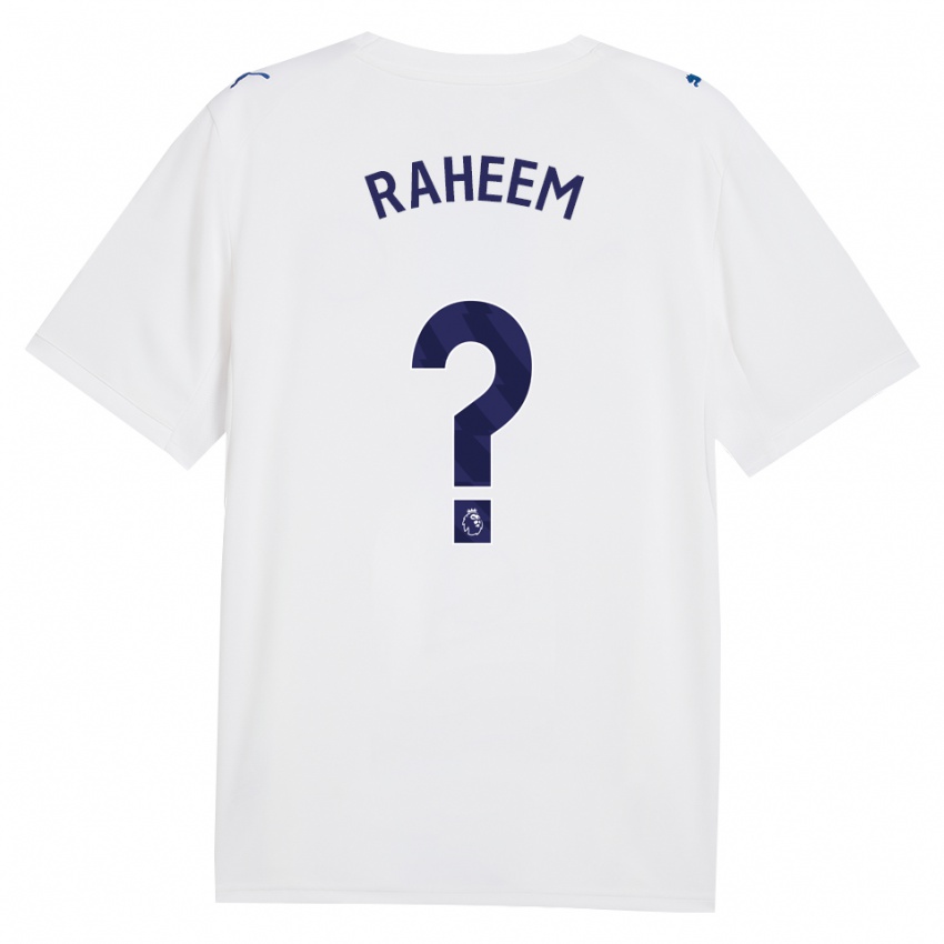 גברים Tolani Raheem #0 צי כחול לבן ג'רזי קיט שלישי 2026/27 חולצה קצרה