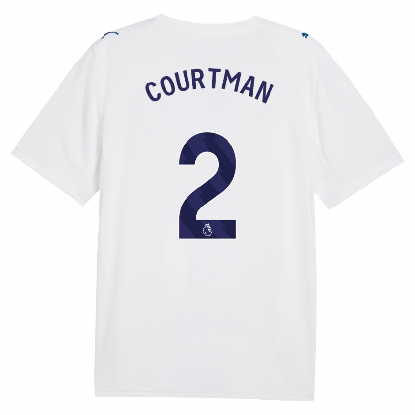 גברים Charlie Courtman #2 צי כחול לבן ג'רזי קיט שלישי 2026/27 חולצה קצרה