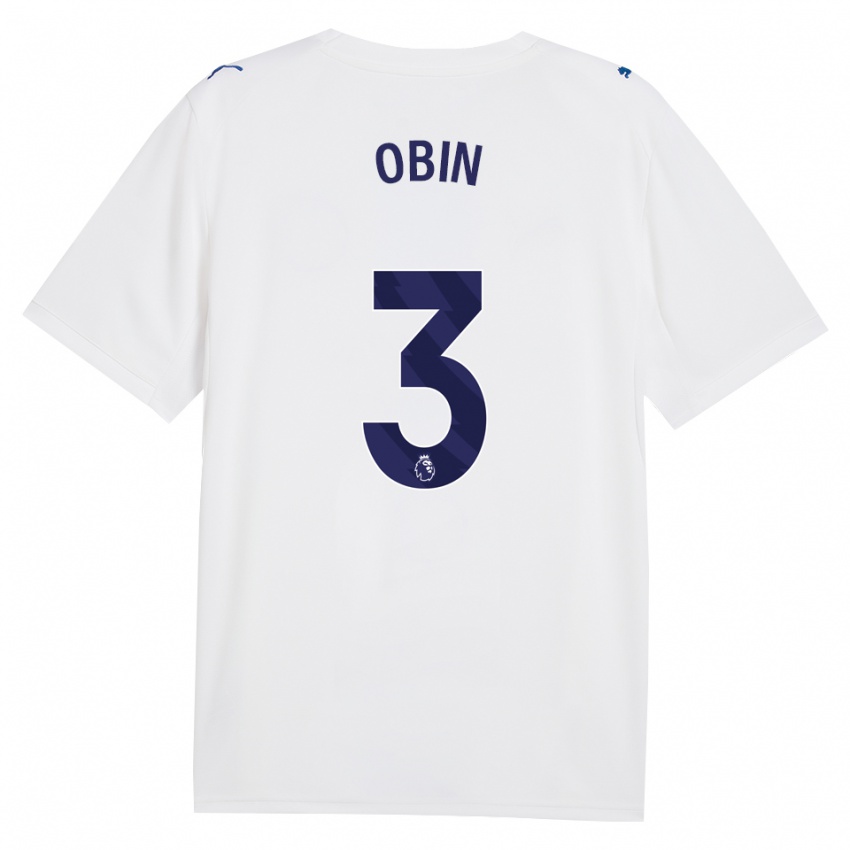 גברים Yohann Obin #3 צי כחול לבן ג'רזי קיט שלישי 2026/27 חולצה קצרה