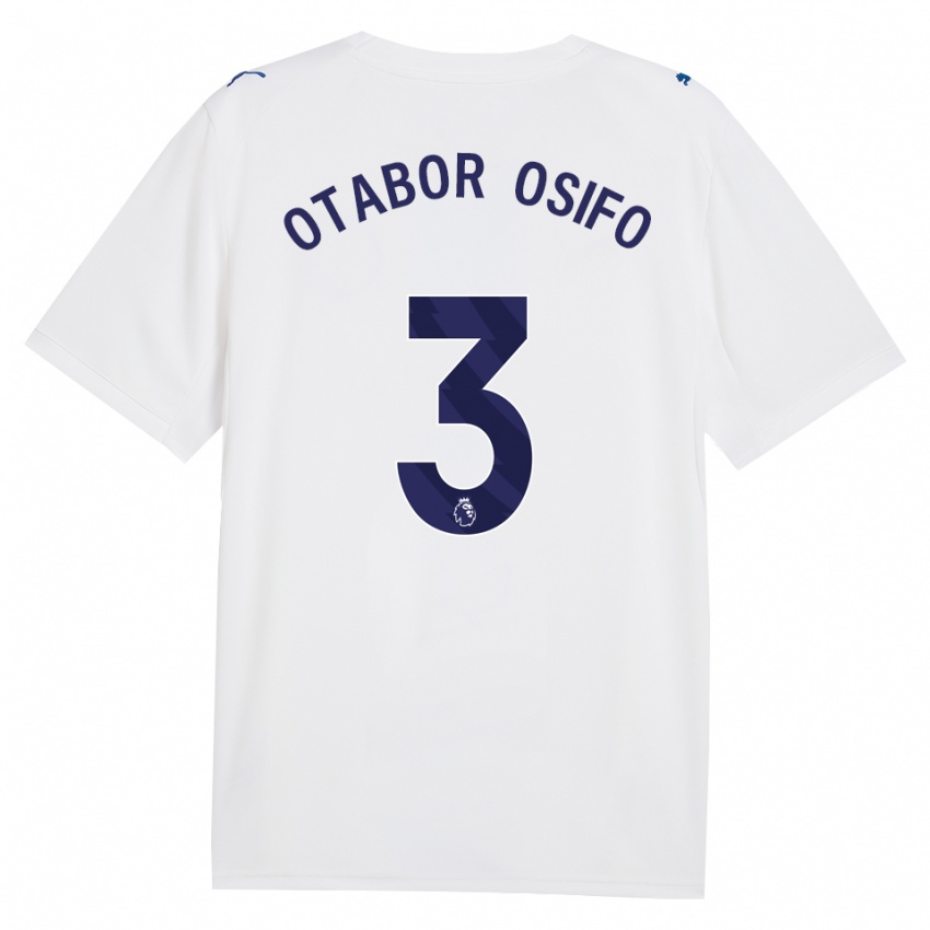 גברים Prince Otabor Osifo #3 צי כחול לבן ג'רזי קיט שלישי 2026/27 חולצה קצרה