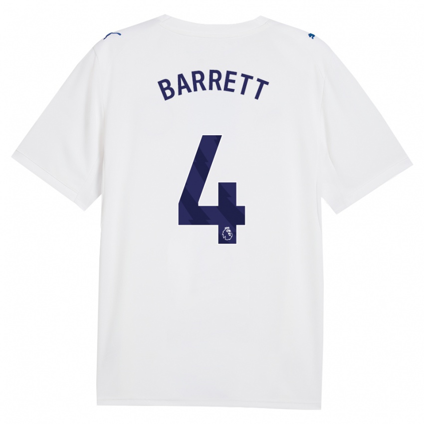 גברים Marlow Barrett #4 צי כחול לבן ג'רזי קיט שלישי 2026/27 חולצה קצרה