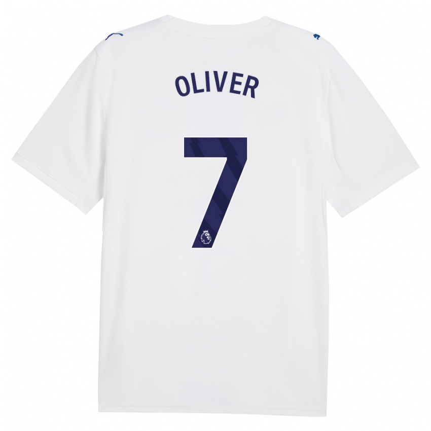 גברים Dexter Oliver #7 צי כחול לבן ג'רזי קיט שלישי 2026/27 חולצה קצרה