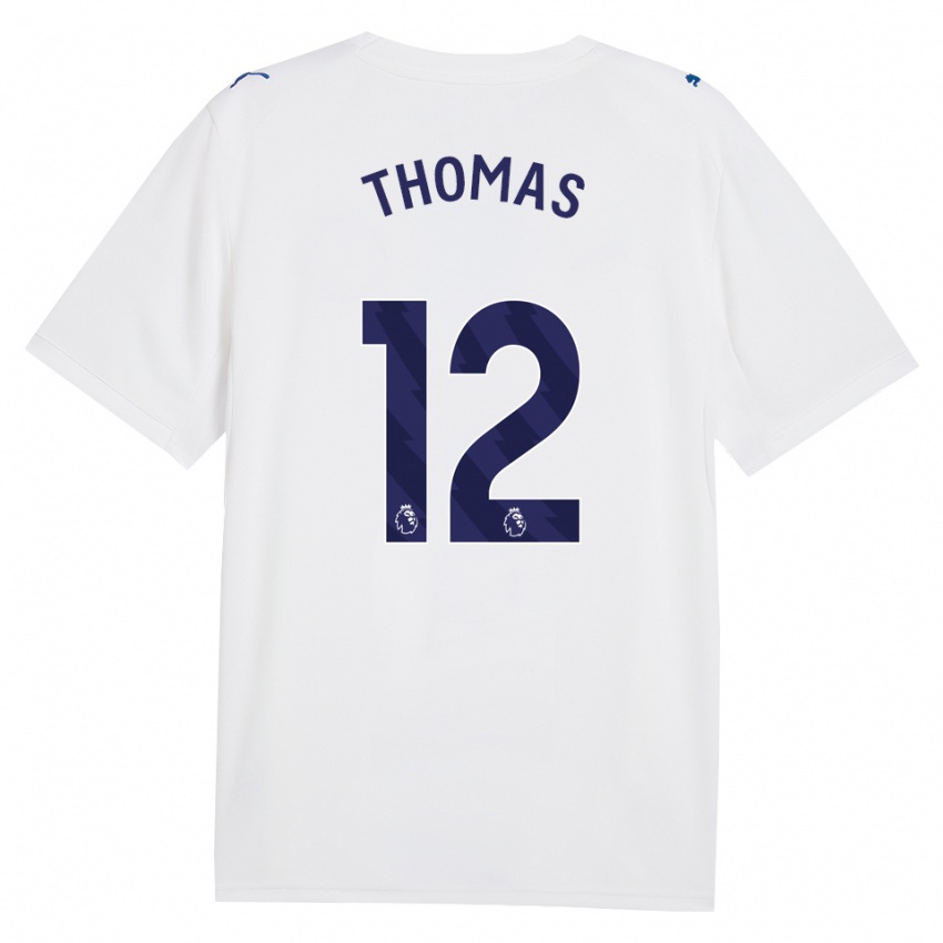 גברים Rhys Thomas #12 צי כחול לבן ג'רזי קיט שלישי 2026/27 חולצה קצרה