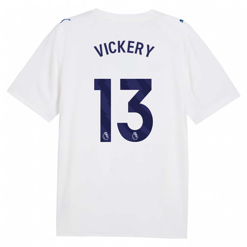 גברים Ben Vickery #13 צי כחול לבן ג'רזי קיט שלישי 2026/27 חולצה קצרה