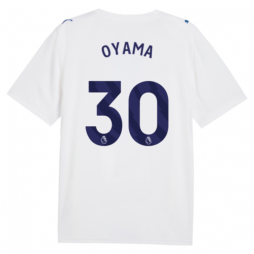 גברים Aemu Oyama #30 צי כחול לבן ג'רזי קיט שלישי 2026/27 חולצה קצרה