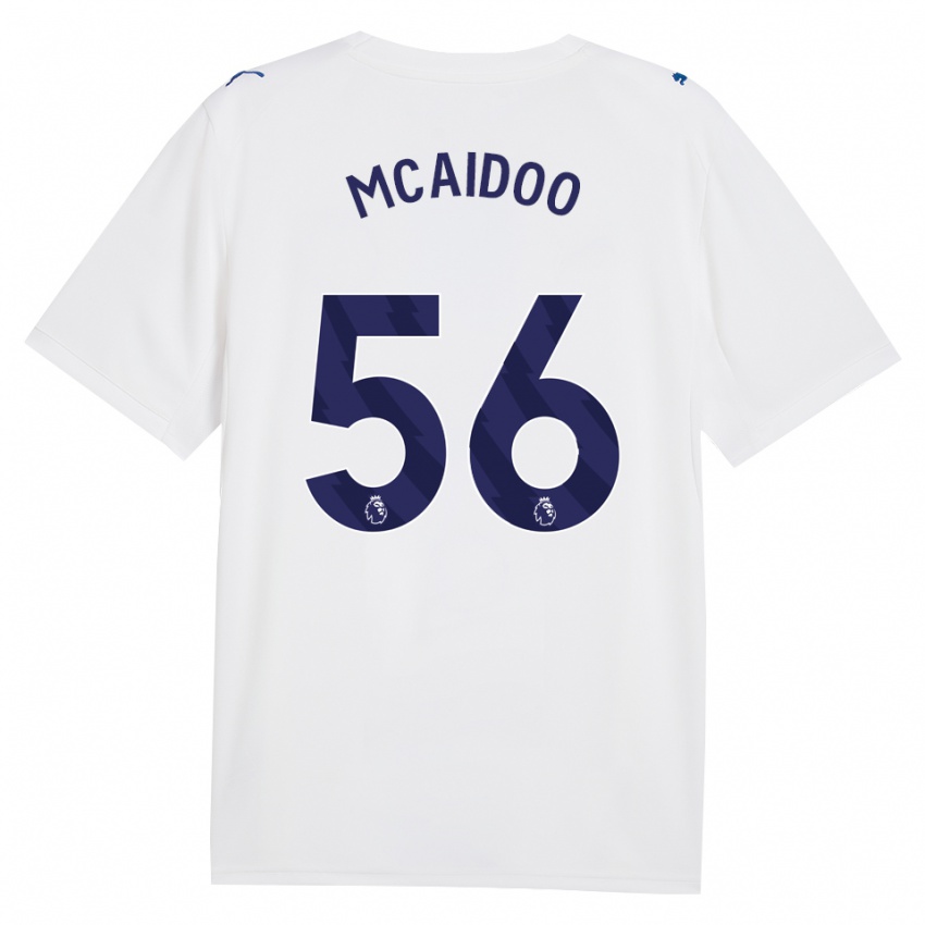 גברים Ryan Mcaidoo #56 צי כחול לבן ג'רזי קיט שלישי 2026/27 חולצה קצרה