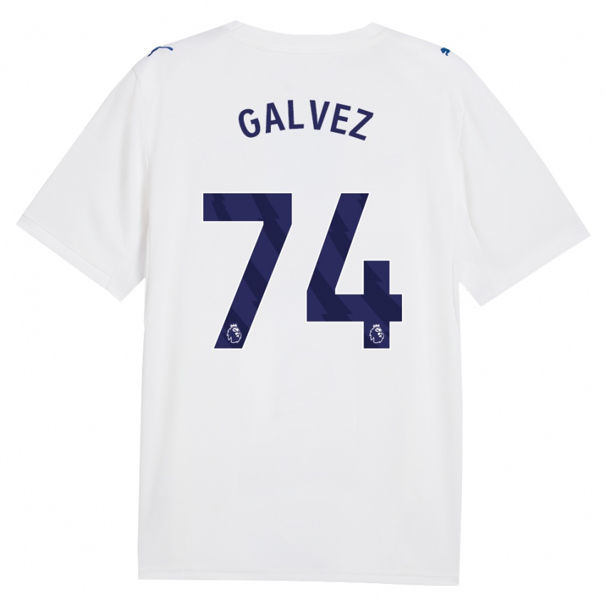 גברים Tomas Galvez #74 צי כחול לבן ג'רזי קיט שלישי 2026/27 חולצה קצרה