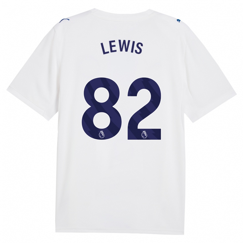 גברים Rico Lewis #82 צי כחול לבן ג'רזי קיט שלישי 2026/27 חולצה קצרה
