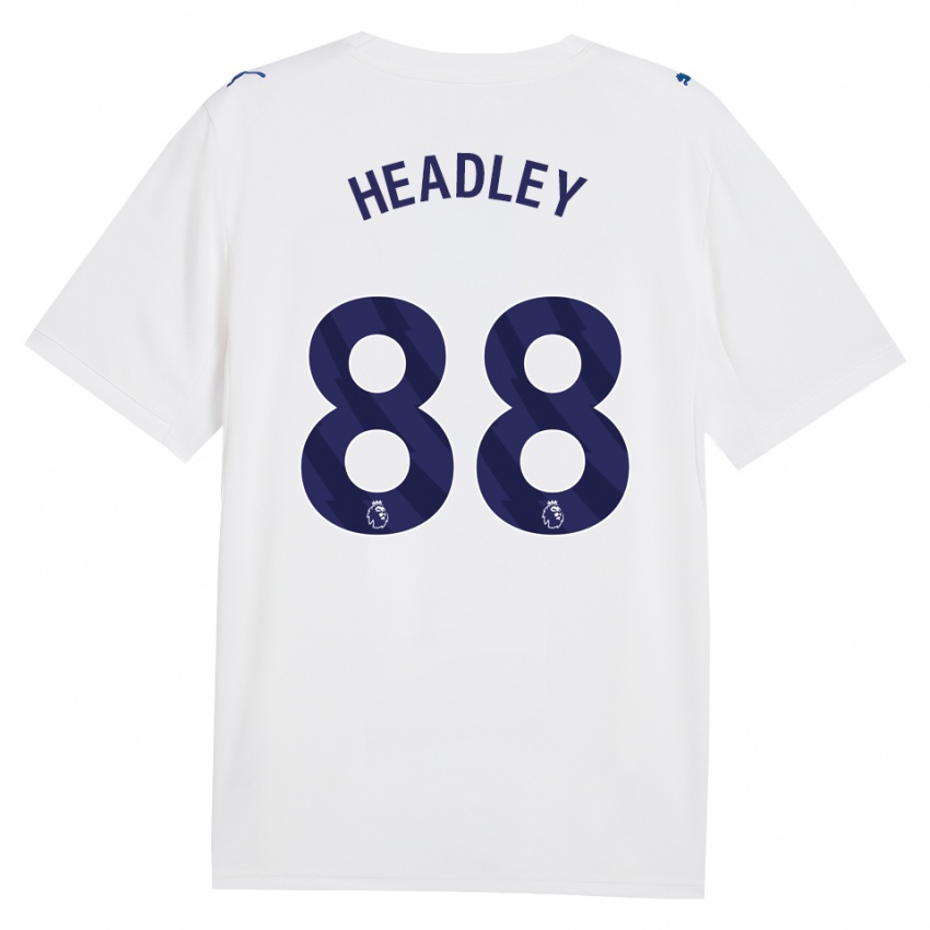 גברים Dante Headley #88 צי כחול לבן ג'רזי קיט שלישי 2026/27 חולצה קצרה