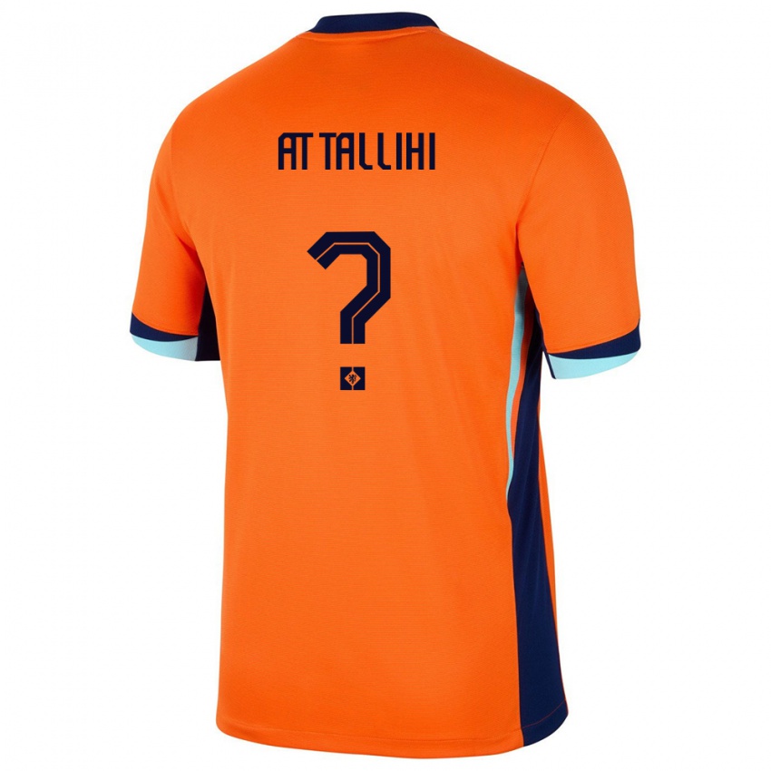 ילדים הולנד Adam Attallihi #0 תפוז ג'רזי ביתית 24-26 חולצה קצרה