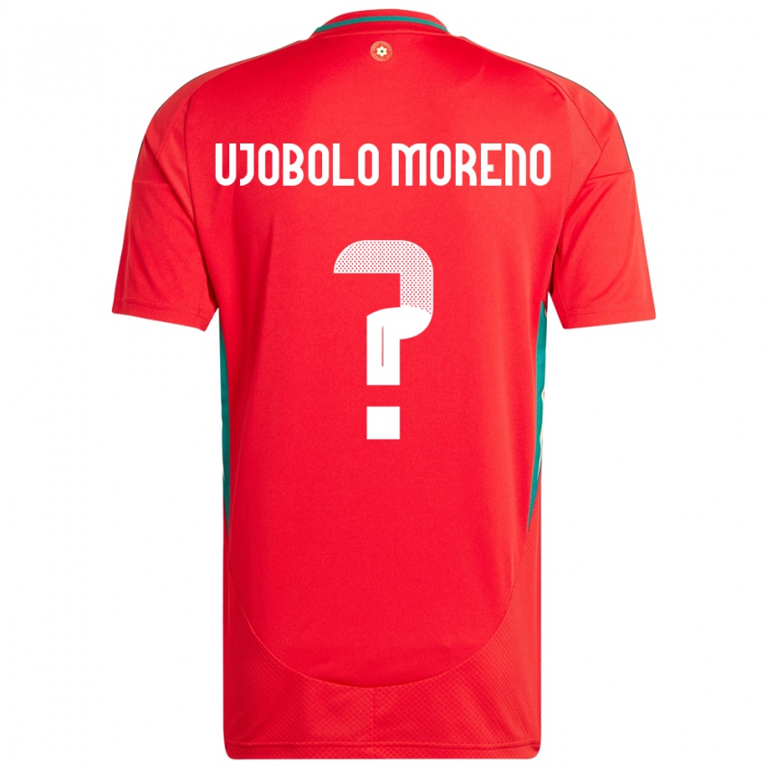 ילדים ויילס Sergeant Ujobolo Moreno #0 אָדוֹם ג'רזי ביתית 24-26 חולצה קצרה