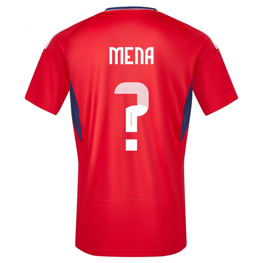 ילדים קוסטה ריקה Marko Mena #0 אָדוֹם ג'רזי ביתית 24-26 חולצה קצרה
