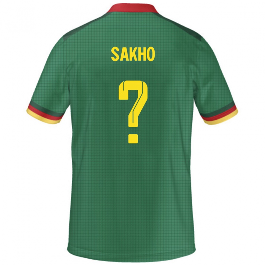 ילדים קמרון Tyrone Sakho #0 יָרוֹק ג'רזי ביתית 24-26 חולצה קצרה