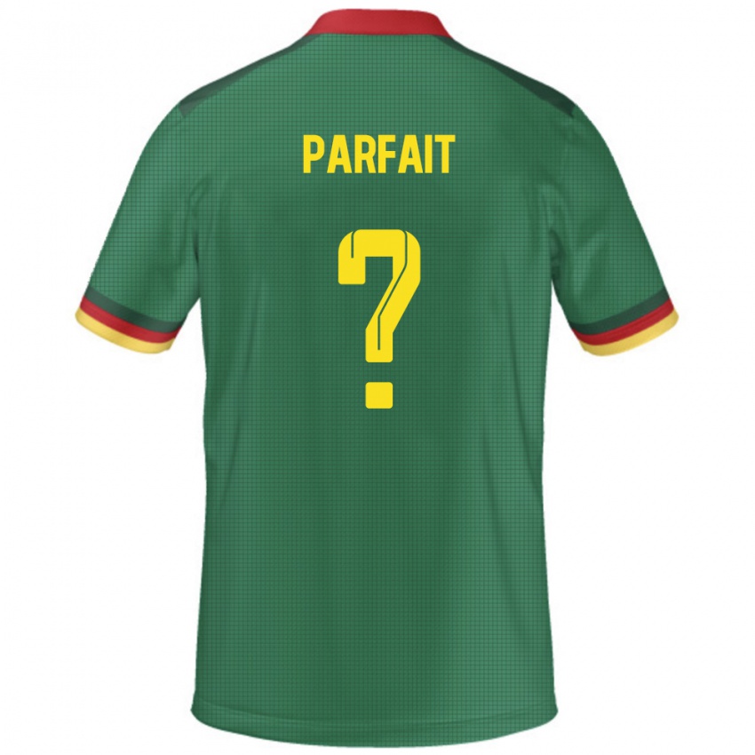 ילדים קמרון Kegni Parfait #0 יָרוֹק ג'רזי ביתית 24-26 חולצה קצרה