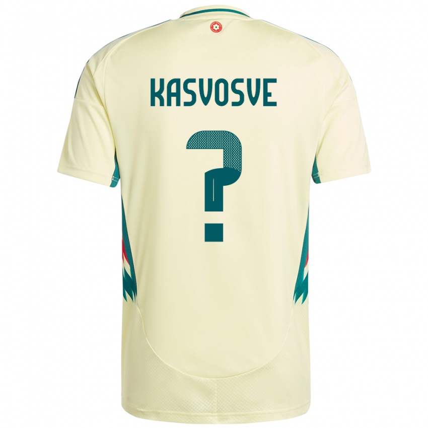ילדים ויילס Henry Kasvosve #0 בז' צהוב הרחק ג'רזי 24-26 חולצה קצרה