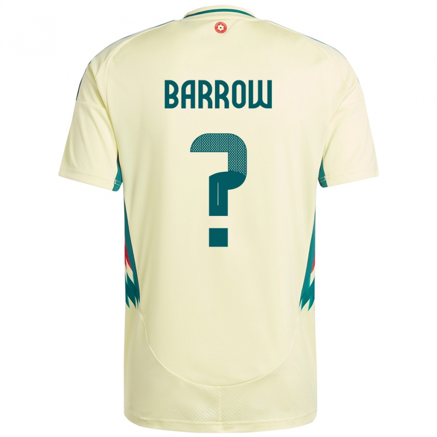 ילדים ויילס Harry Barrow #0 בז' צהוב הרחק ג'רזי 24-26 חולצה קצרה