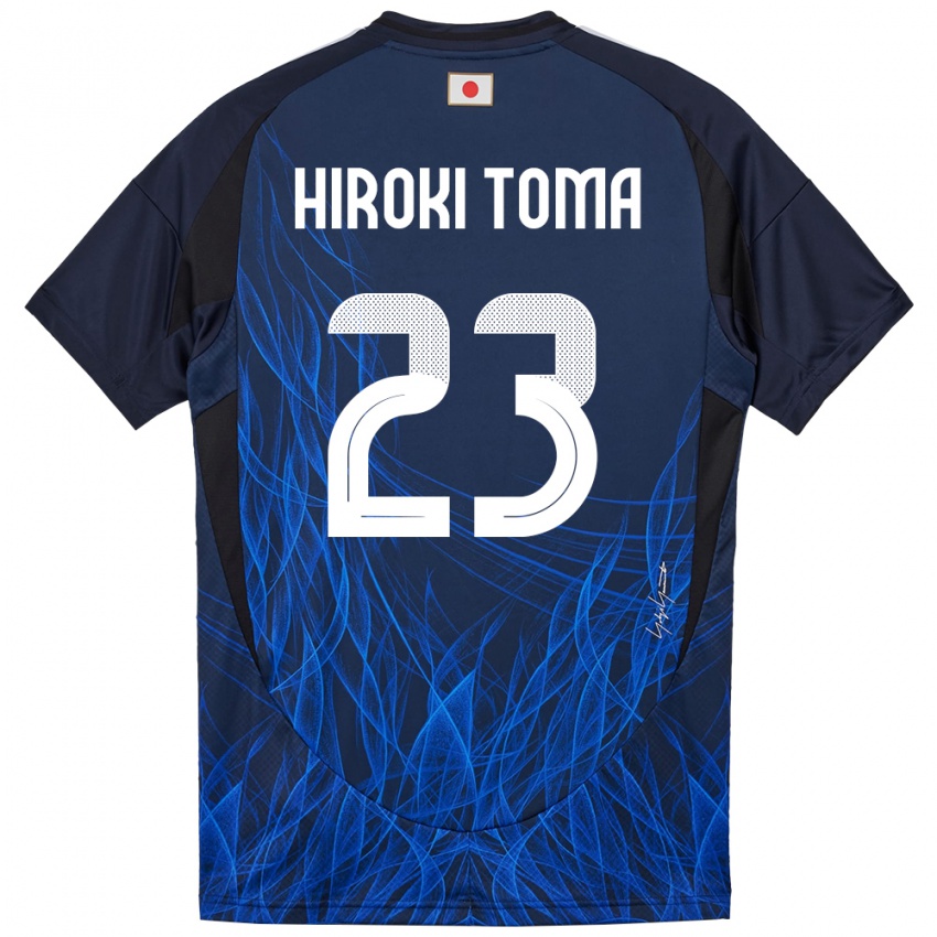 גברים יַפָּן Otavio Hiroki Toma #23 כחול כהה ג'רזי ביתית 24-26 חולצה קצרה