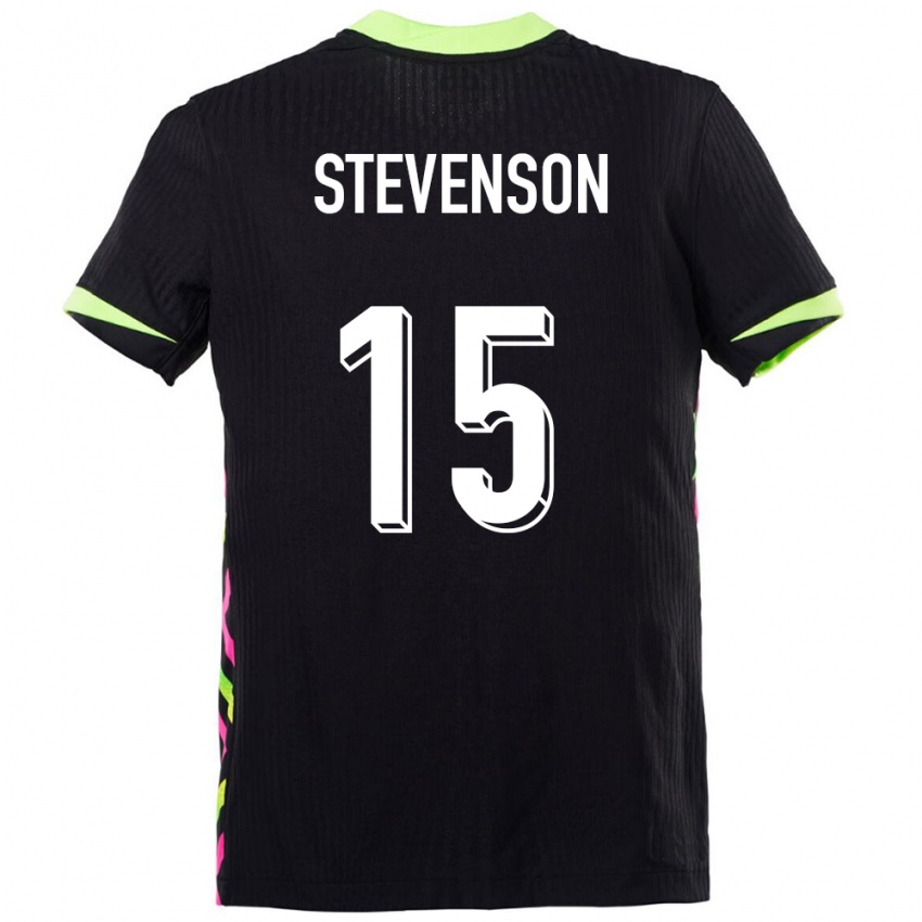 גברים אוֹסטְרַלִיָה Zane Stevenson #15 כחול כהה הרחק ג'רזי 24-26 חולצה קצרה