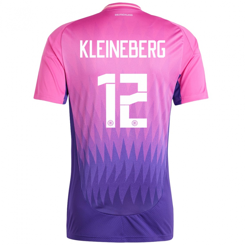 גברים גרמניה Philip Kleineberg #12 ורוד סגול הרחק ג'רזי 24-26 חולצה קצרה