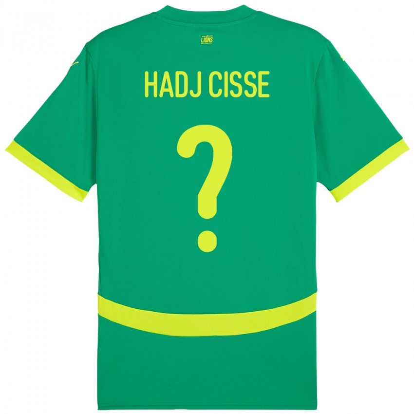 גברים סנגל El Hadj Cisse #0 יָרוֹק הרחק ג'רזי 24-26 חולצה קצרה