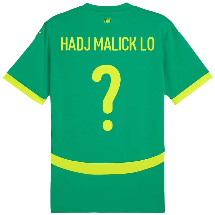 גברים סנגל El Hadj Malick Lo #0 יָרוֹק הרחק ג'רזי 24-26 חולצה קצרה