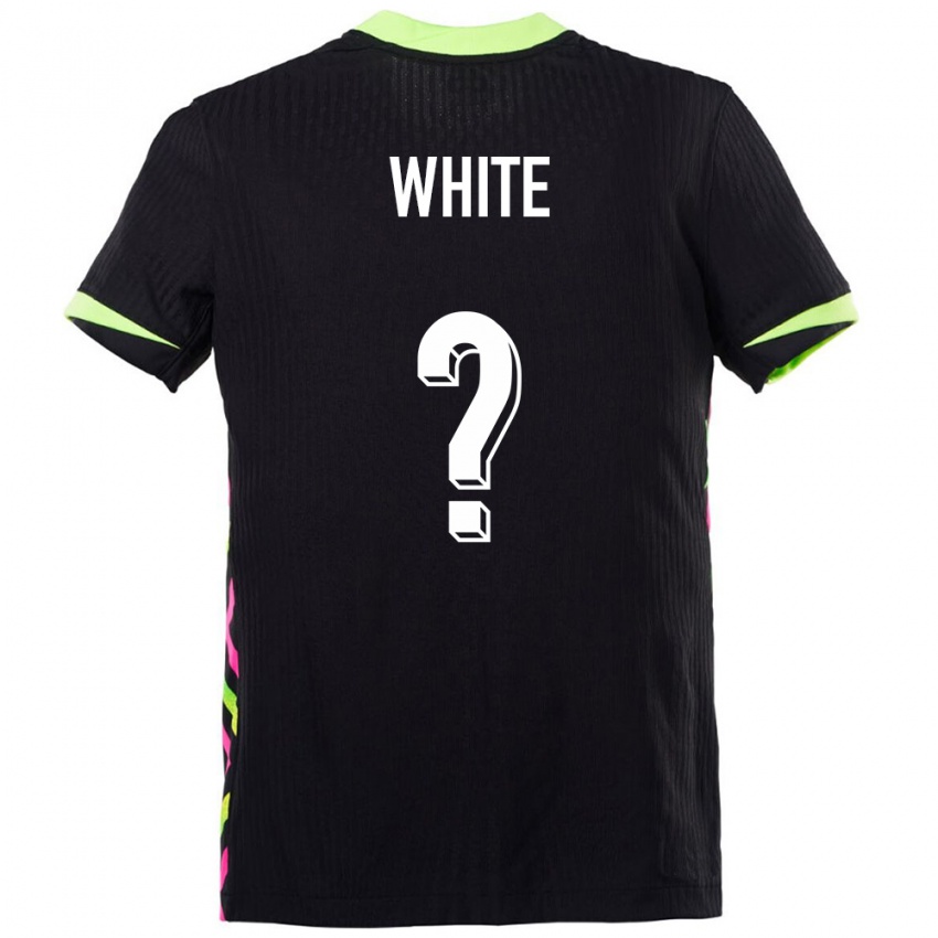 נשים אוֹסטְרַלִיָה Ryan White #0 כחול כהה הרחק ג'רזי 24-26 חולצה קצרה