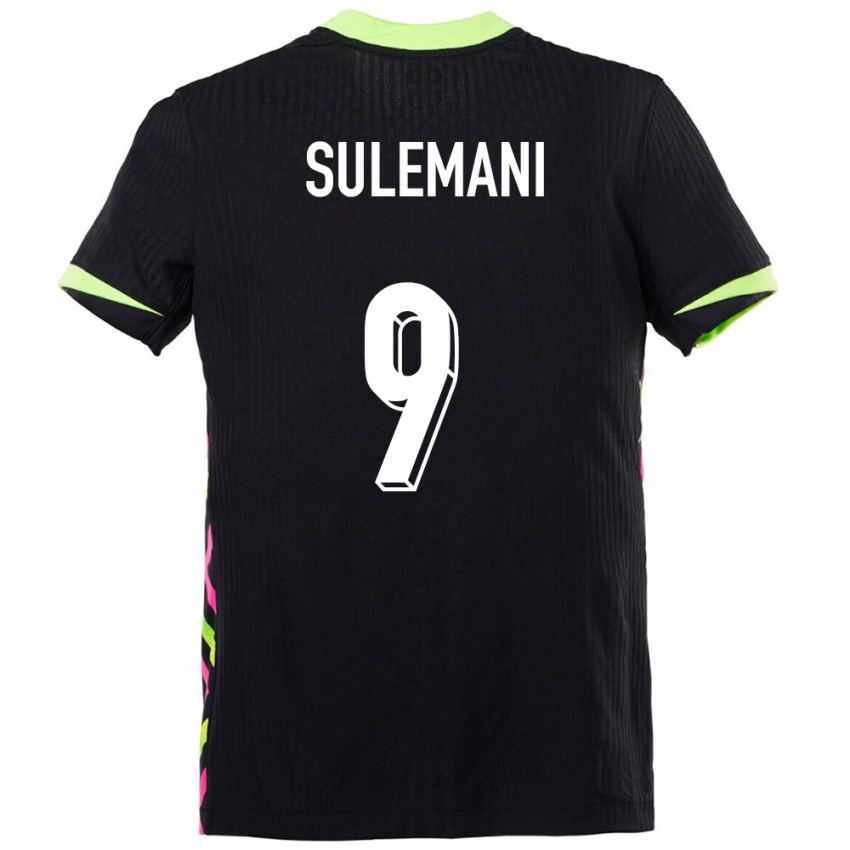 נשים אוֹסטְרַלִיָה Arion Sulemani #9 כחול כהה הרחק ג'רזי 24-26 חולצה קצרה