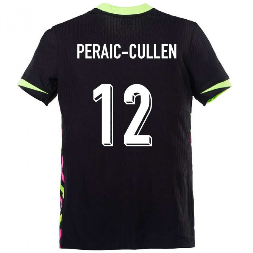 נשים אוֹסטְרַלִיָה Dylan Peraić-Cullen #12 כחול כהה הרחק ג'רזי 24-26 חולצה קצרה