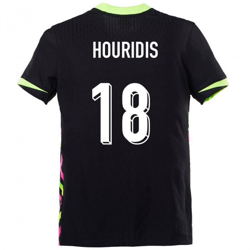 נשים אוֹסטְרַלִיָה James Houridis #18 כחול כהה הרחק ג'רזי 24-26 חולצה קצרה