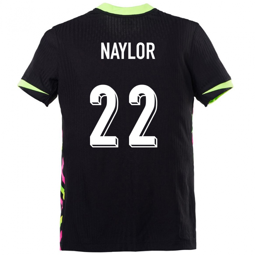 נשים אוֹסטְרַלִיָה Max Naylor #22 כחול כהה הרחק ג'רזי 24-26 חולצה קצרה