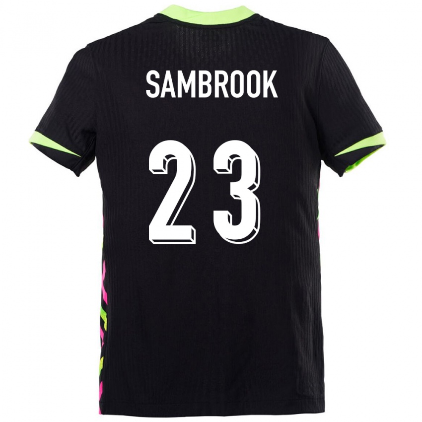 נשים אוֹסטְרַלִיָה Logan Sambrook #23 כחול כהה הרחק ג'רזי 24-26 חולצה קצרה
